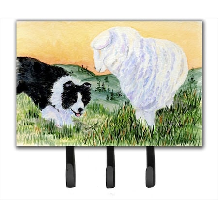 Carolines Treasures Border Collie Leash Holder or Key Hook SS8103TH68